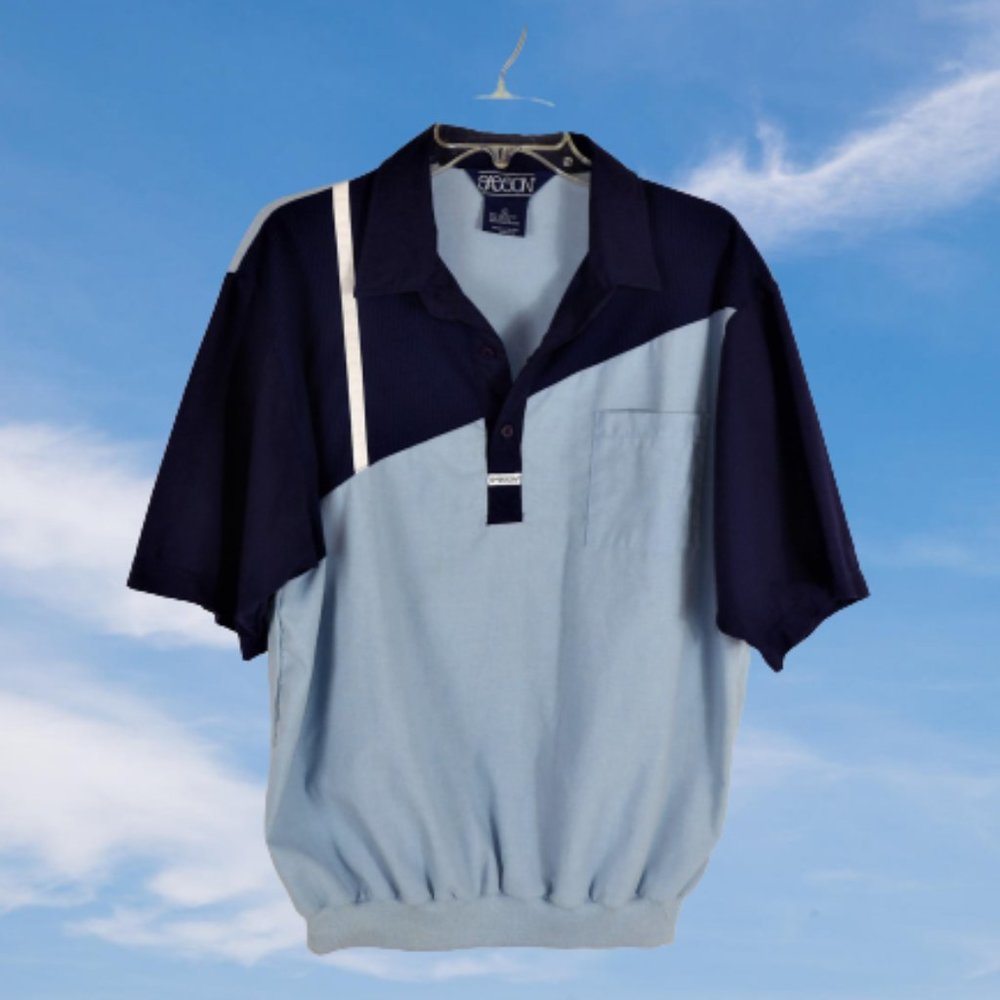"Sasson" 1980's Men's Shirt / VINTAGE